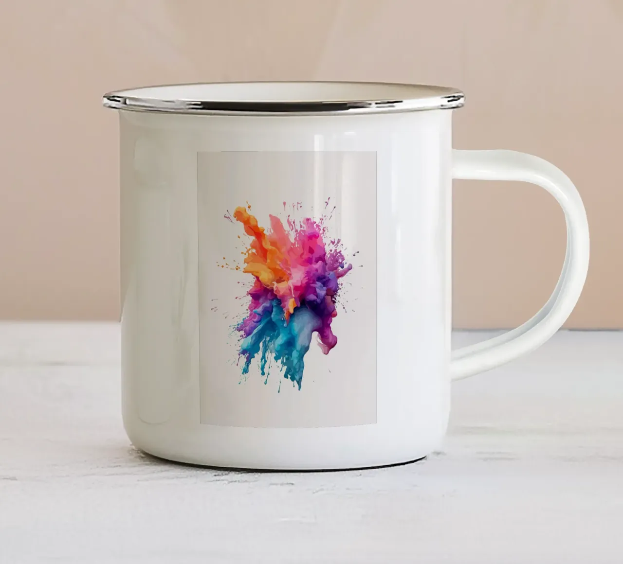 booom tazza in smalto da Ambition Wall