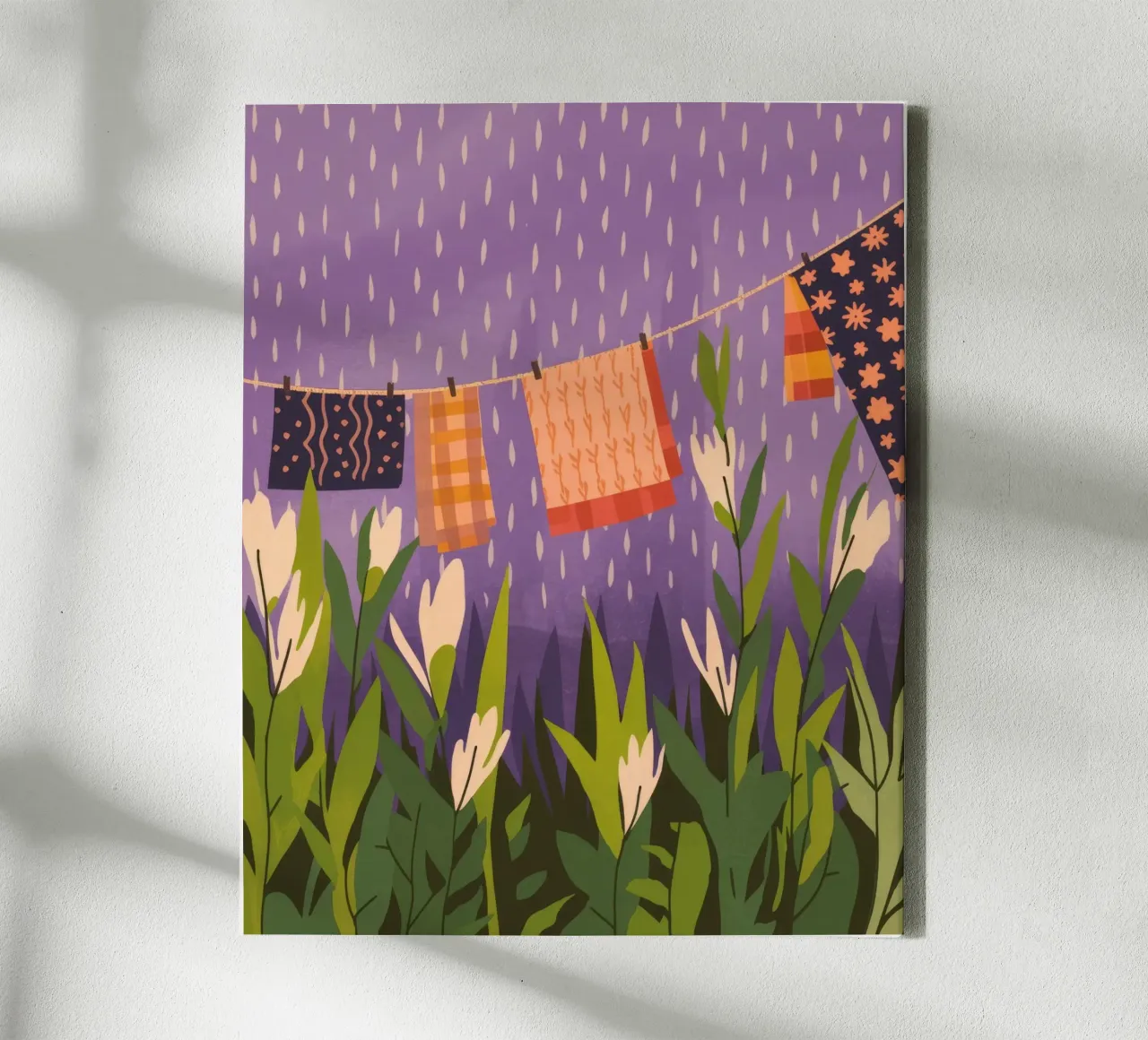 Wasdag Charme canvas met Baklijst van Veiled Canvas
