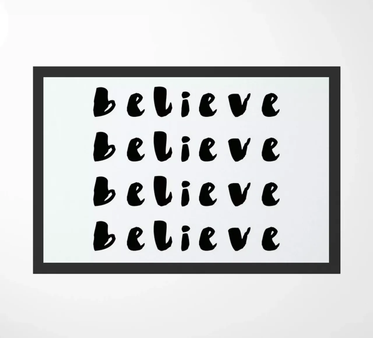 Believe deurmat van daylight design studio