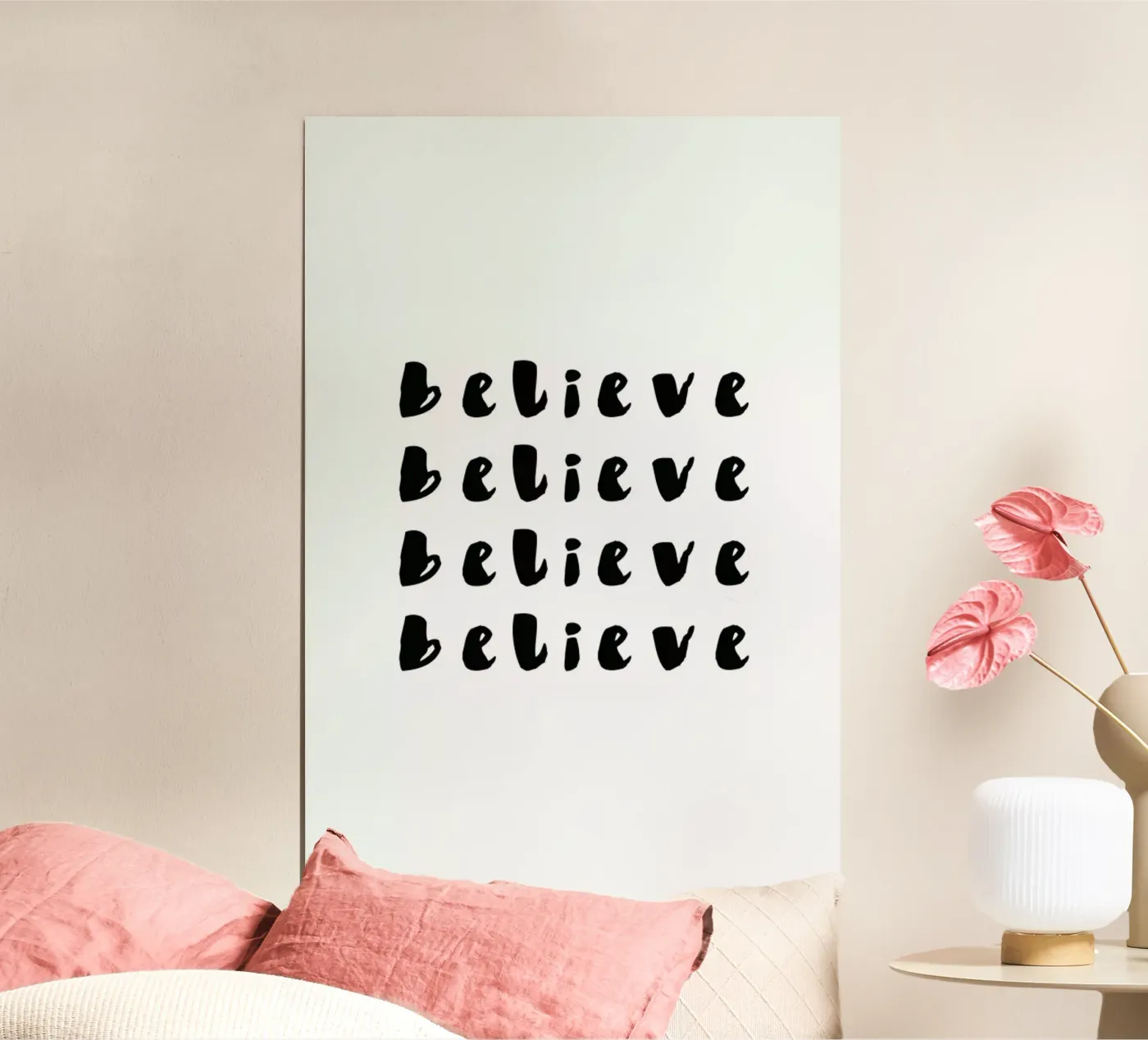 Believe poster da daylight design studio