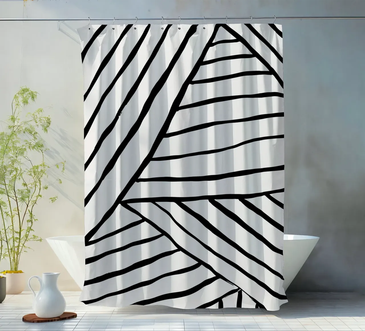 levels Duschvorhang von Ambition Wall