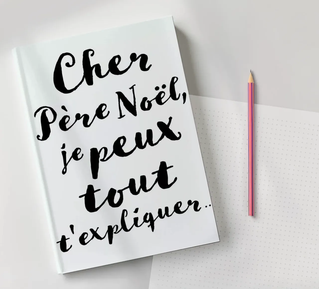 Cher Père Noël... notebook by daylight design studio