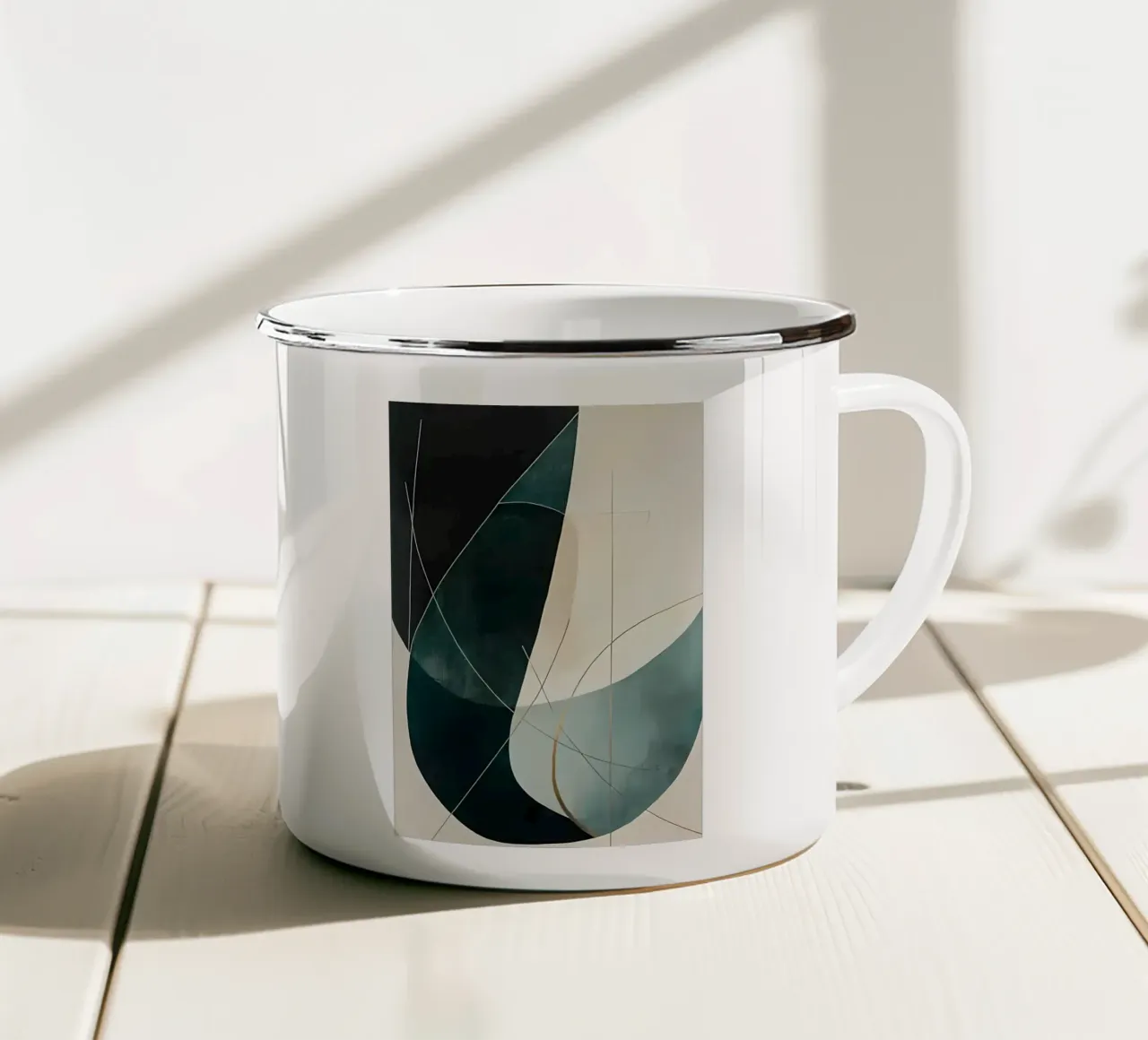 Art de base 213 mug en émail de Carrie a Ingersoll