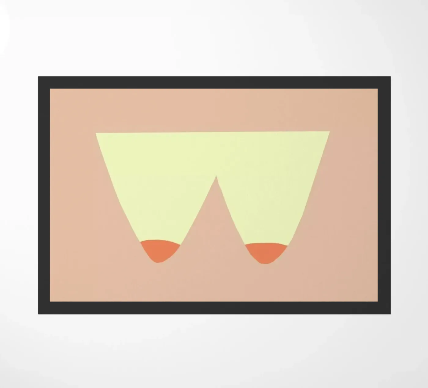 Boobs 3 Fußmatte von Maren Gross