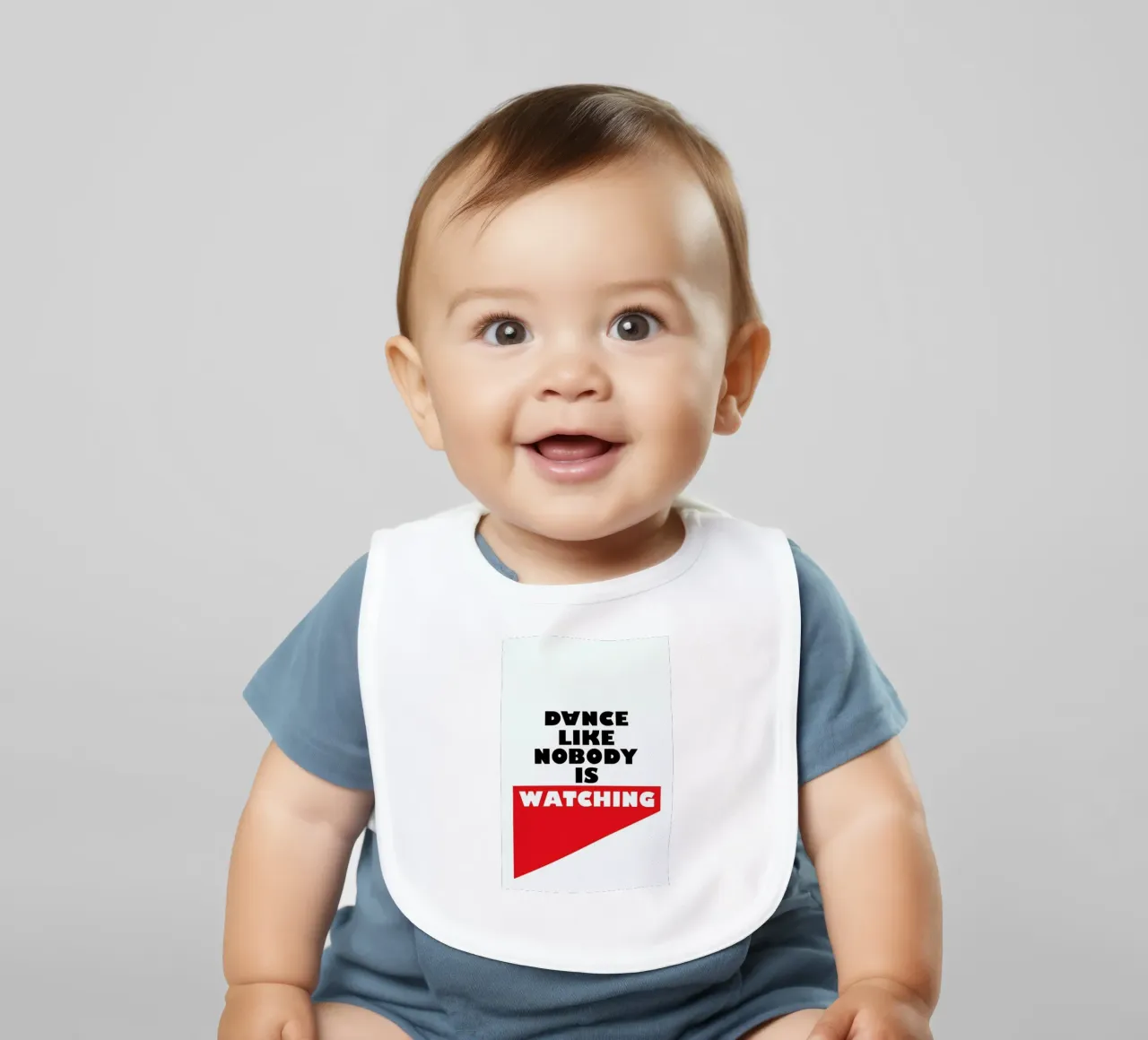 Dance by Jón Einar Hjartarson baby bib by Studio One