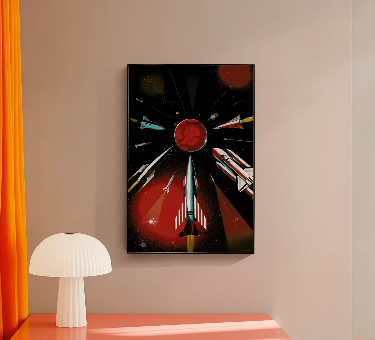 Space Race plexiglass da Kolorama