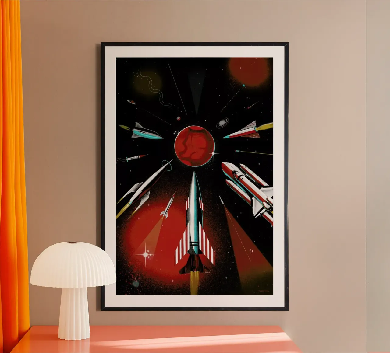 Space Race carta hahnemühle da Kolorama