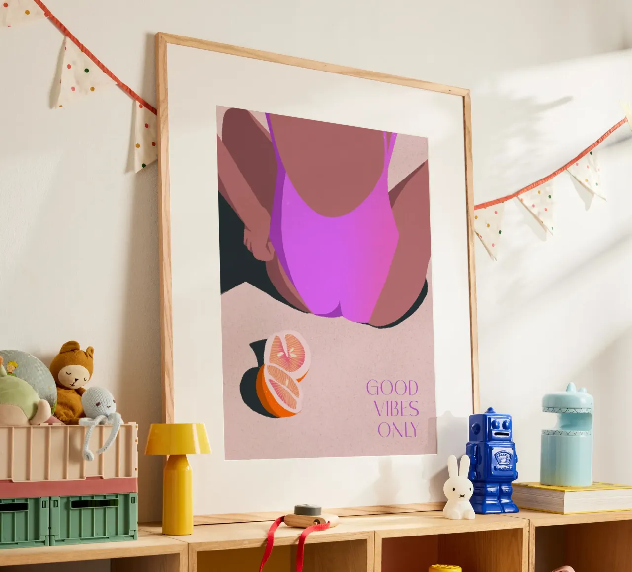 good vibes only - summer feelings poster da Vronika Illustration & Artwork