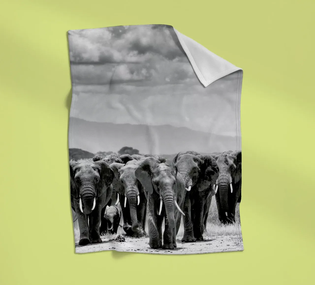 Herd Together fleece blanket by Natural Kingdom