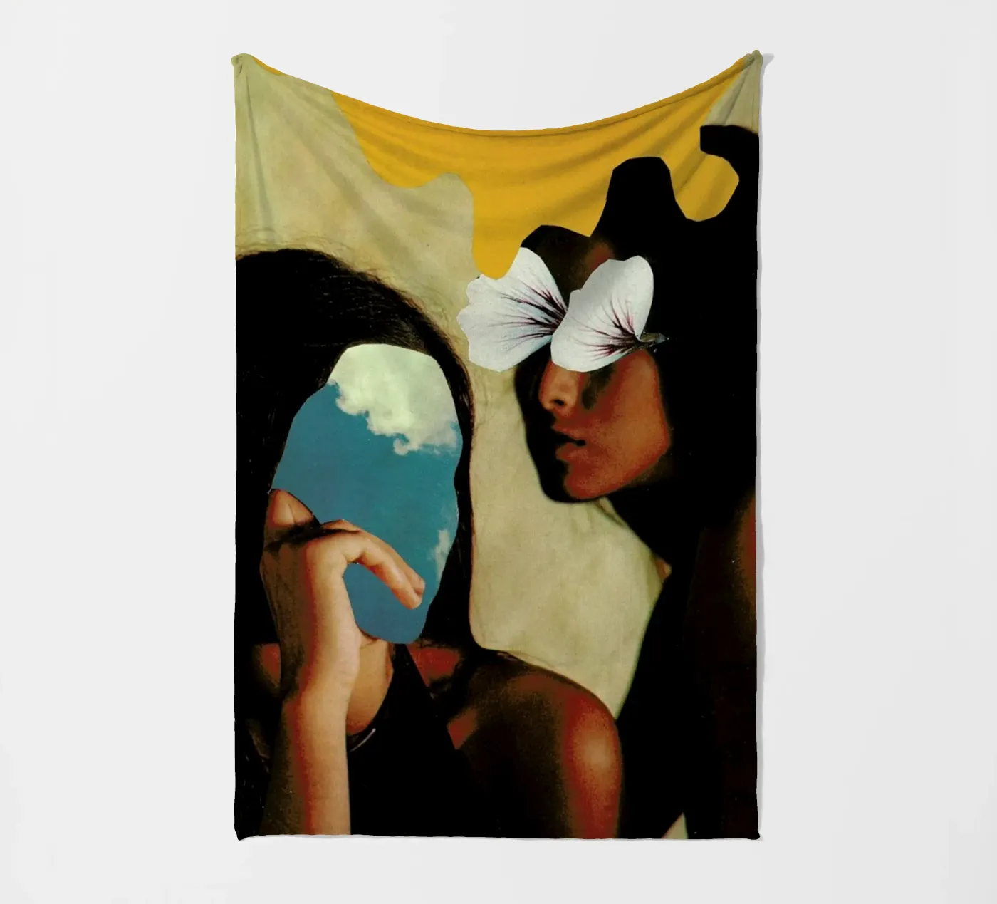 Sisters fleece blanket by Jesse Treece