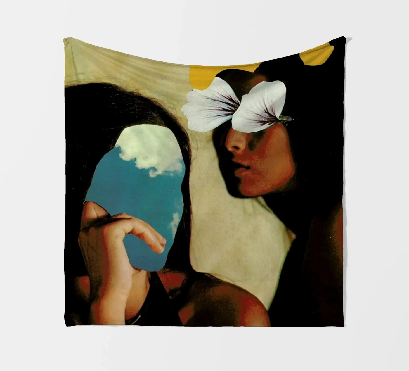 Sisters fleece blanket by Jesse Treece