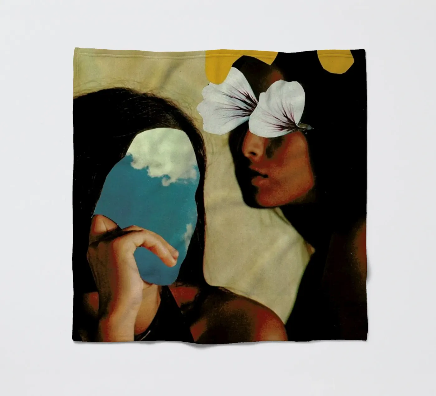 Sisters fleece blanket by Jesse Treece