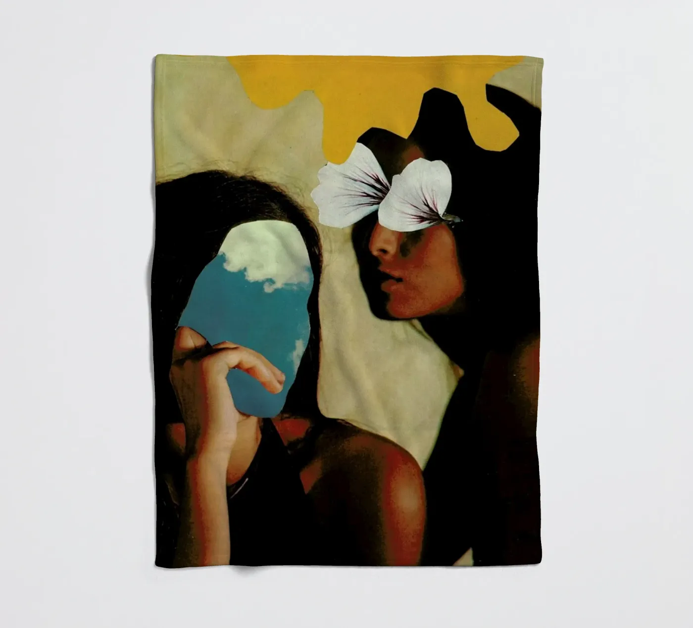 Sisters fleece blanket by Jesse Treece