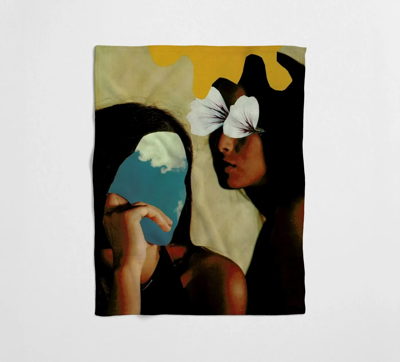 Sisters fleece blanket by Jesse Treece
