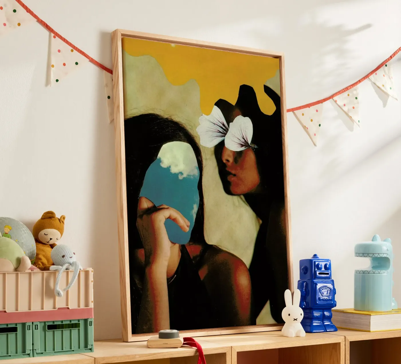 Sisters canvas van Jesse Treece