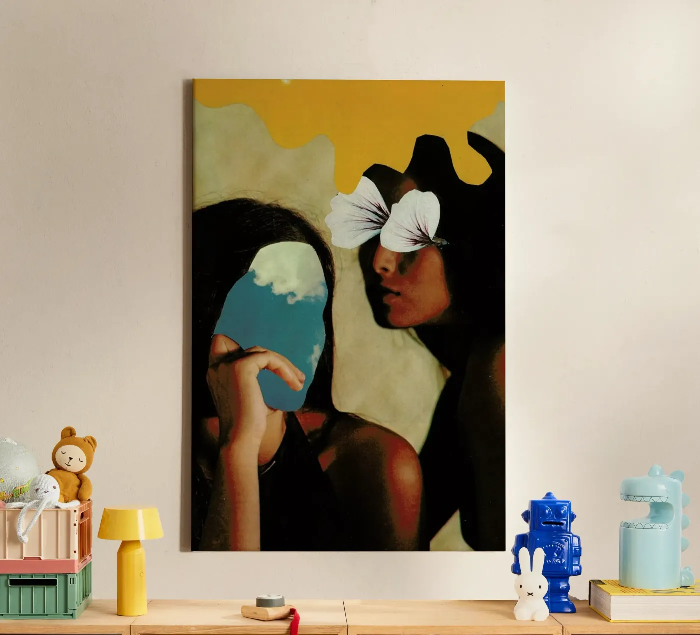 Sisters canvas van Jesse Treece