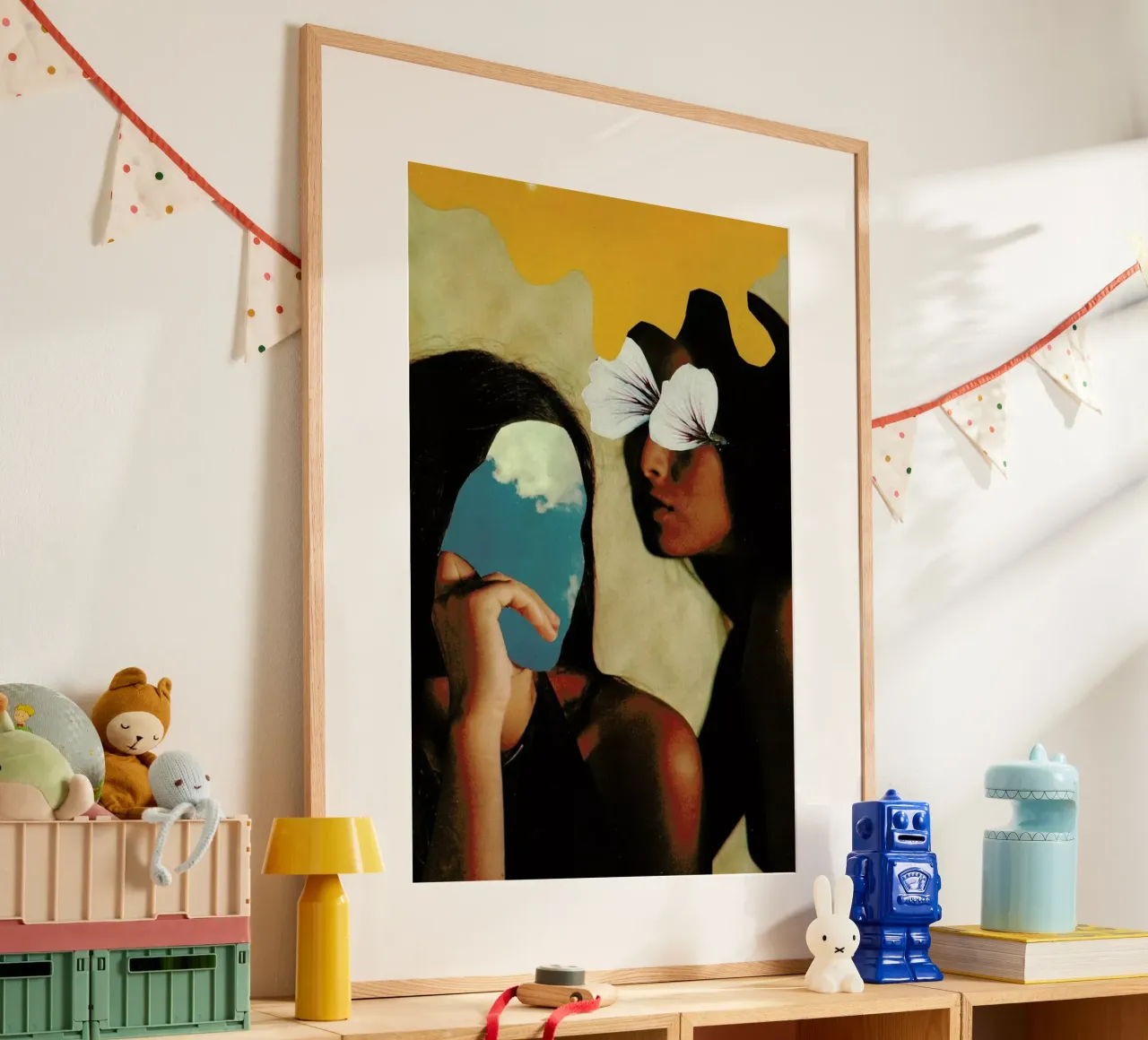 Sisters poster con telaio in alluminio da Jesse Treece