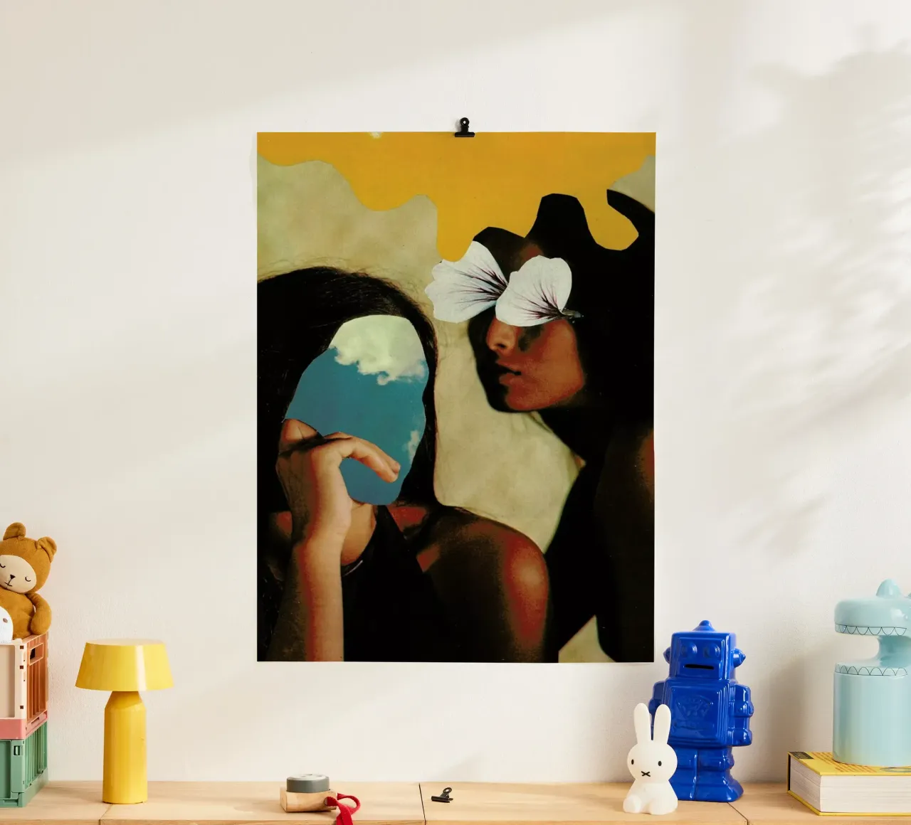 Sisters poster con telaio in alluminio da Jesse Treece