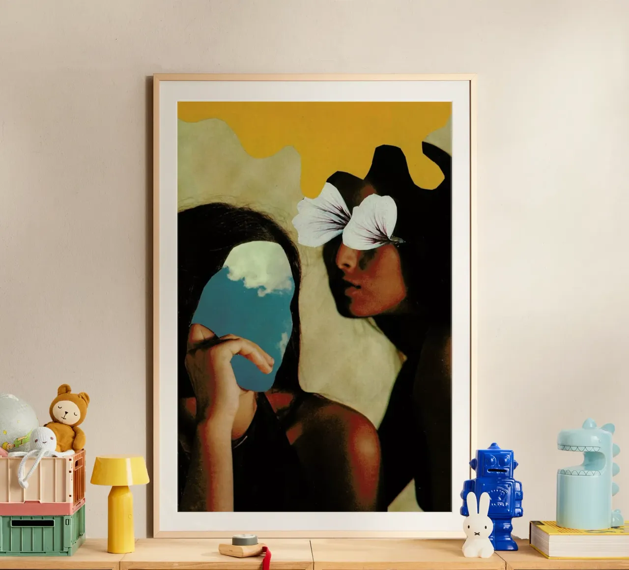 Sisters poster con telaio in alluminio da Jesse Treece