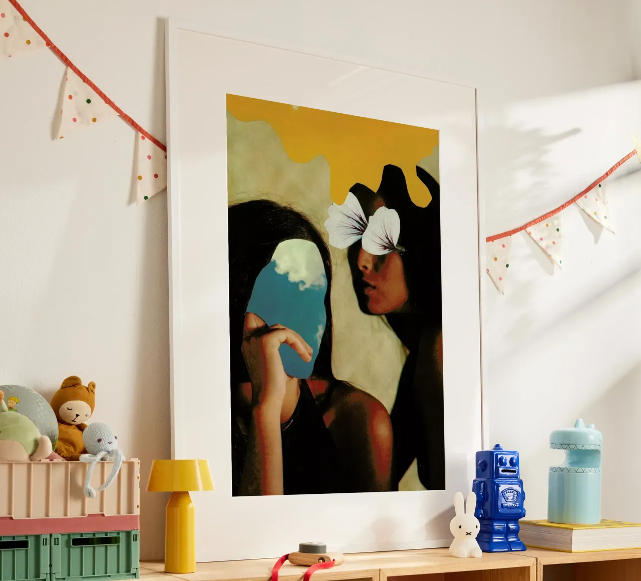 Sisters poster con telaio in alluminio da Jesse Treece