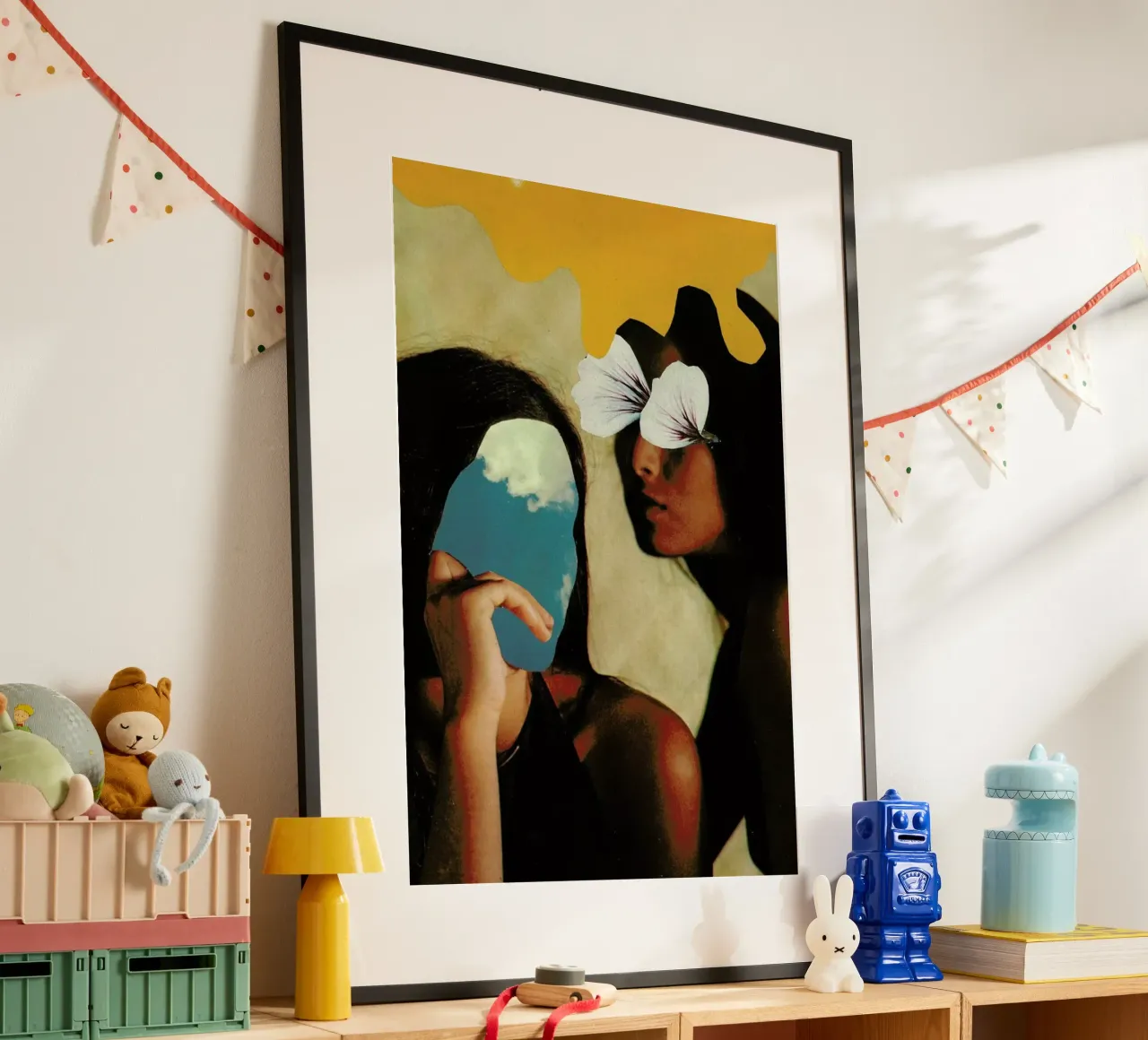 Sisters poster con telaio in alluminio da Jesse Treece