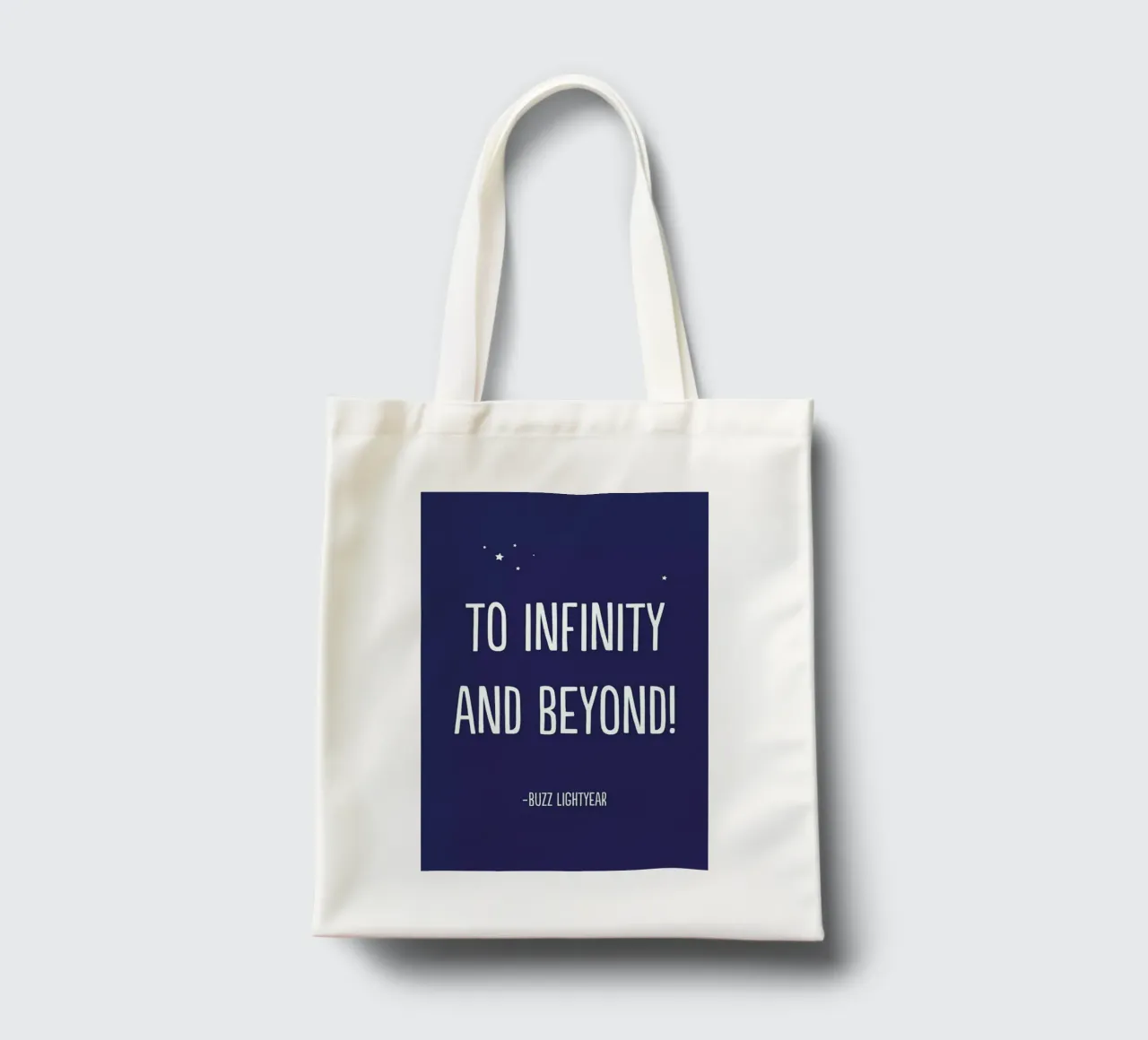 To Infinity, and Beyond! borsa in juta da Little Flourishes