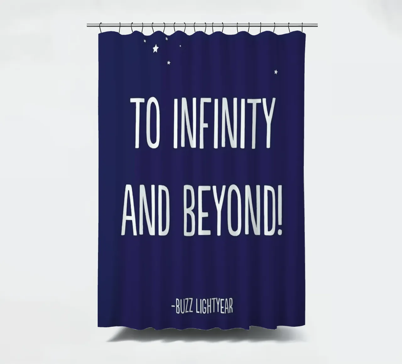 To Infinity, and Beyond! tenda da doccia da Little Flourishes