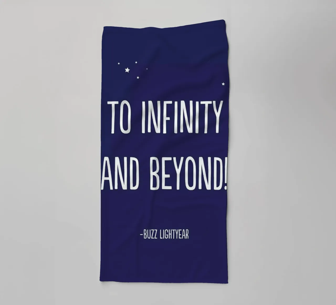 To Infinity, and Beyond! asciugamano da bagno da Little Flourishes