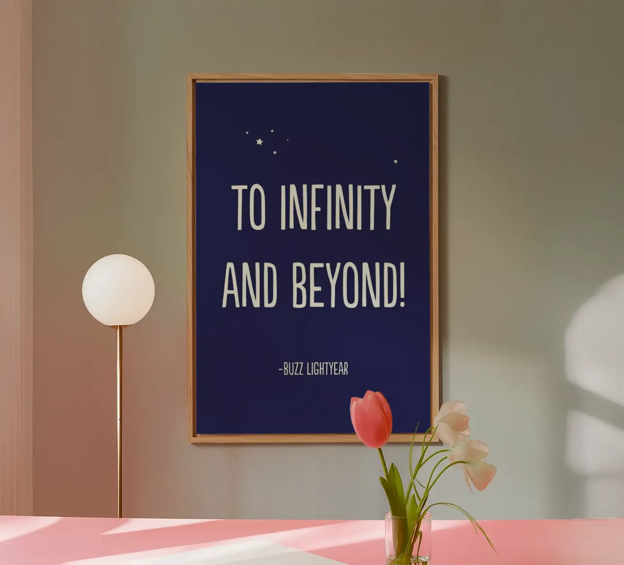 To Infinity, and Beyond! alluminio dibond da Little Flourishes