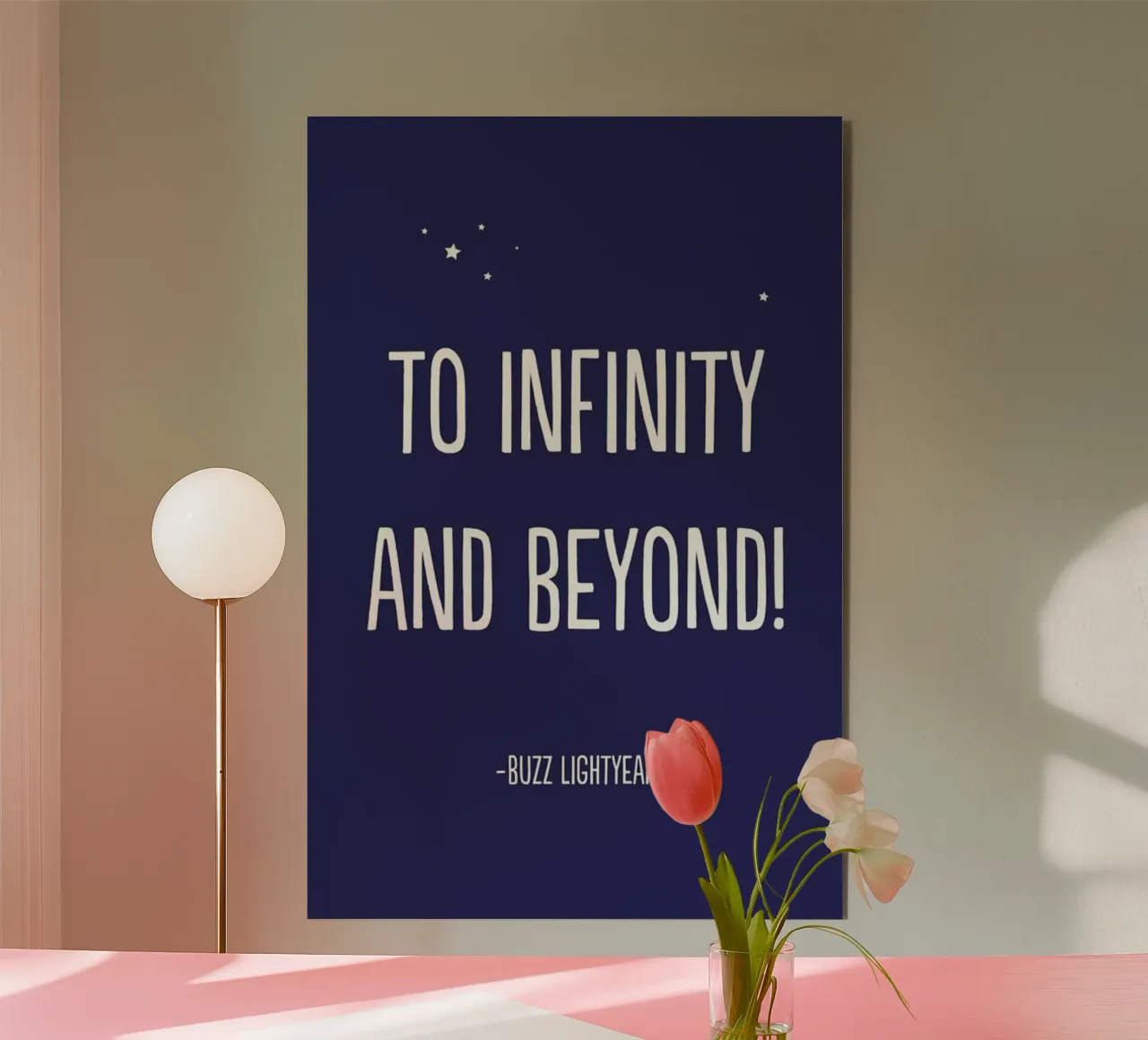 To Infinity, and Beyond! alluminio dibond da Little Flourishes