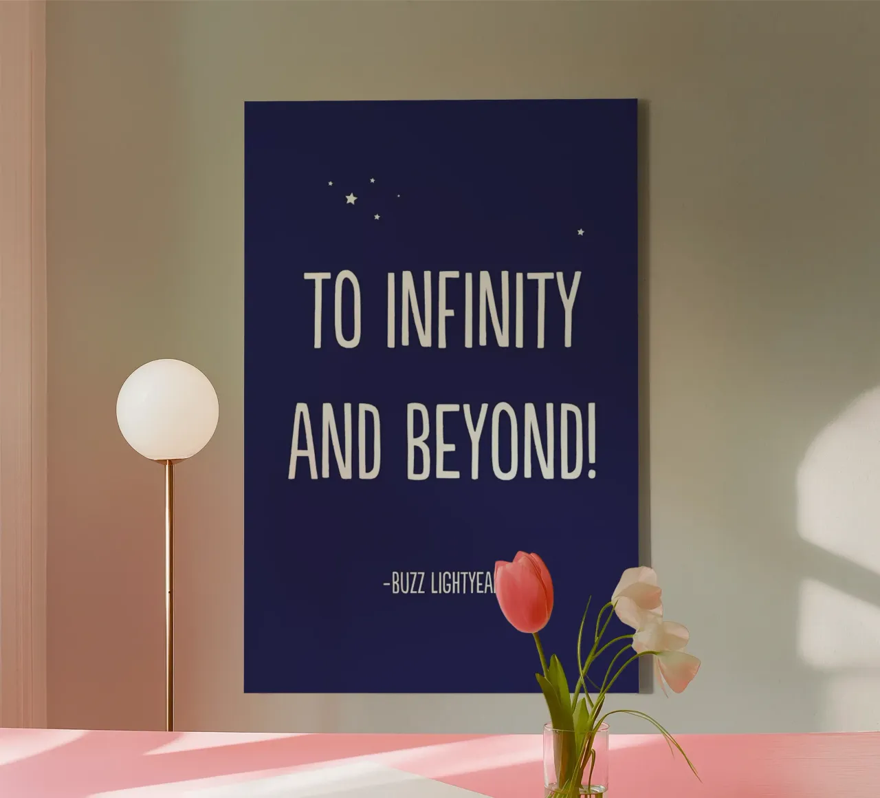 To Infinity, and Beyond! tela con Cornice a cassetta da Little Flourishes