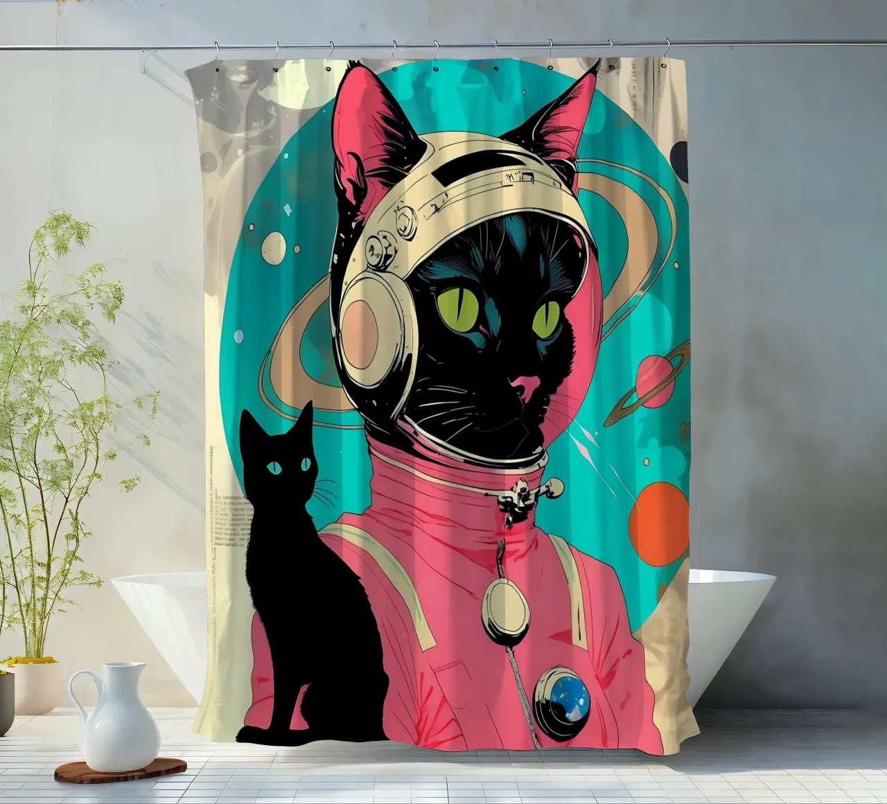 Style_de_chat_D_2 rideau de douche de Tierisch bunt by LK