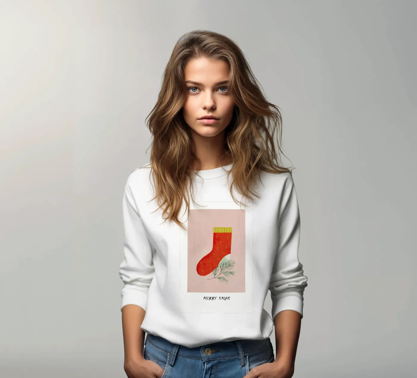 Stocking sweatshirt by daylight design studio