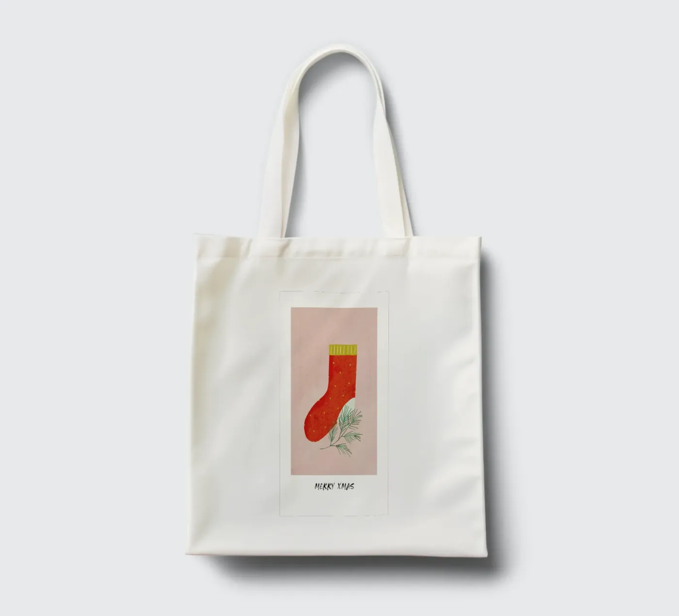 Stocking tote bag by daylight design studio