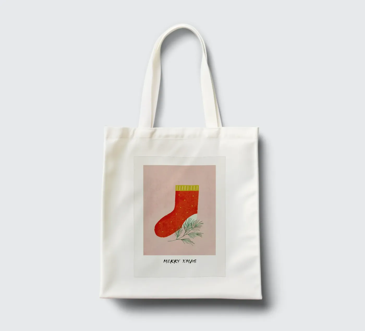 Stocking tote bag by daylight design studio