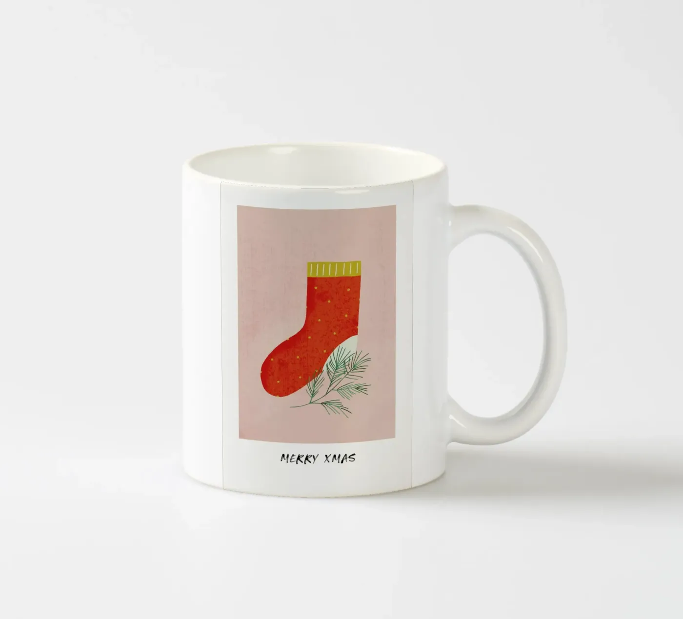 Stocking ceramic mug by daylight design studio
