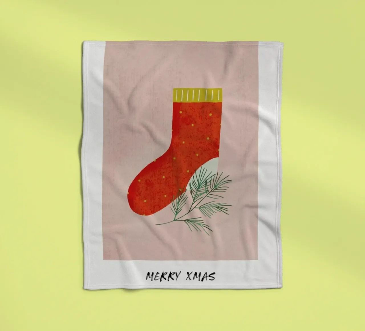 Stocking fleecedeken van daylight design studio