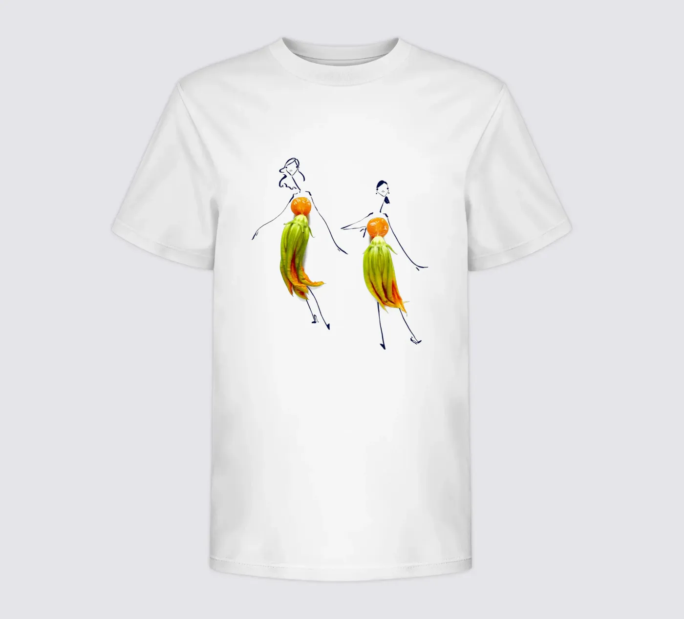 Squash Blossoms t-shirt bambini da Gretchen Roehrs