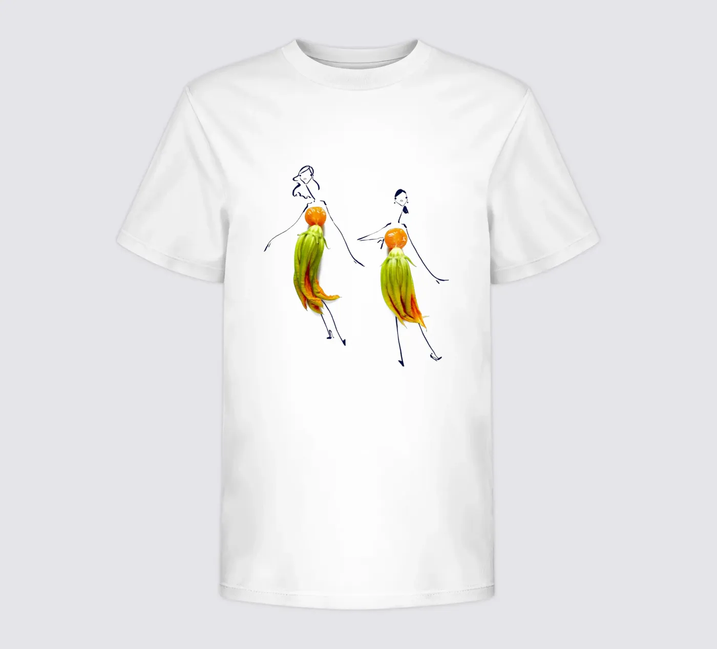 Squash Blossoms t-shirt bambini da Gretchen Roehrs