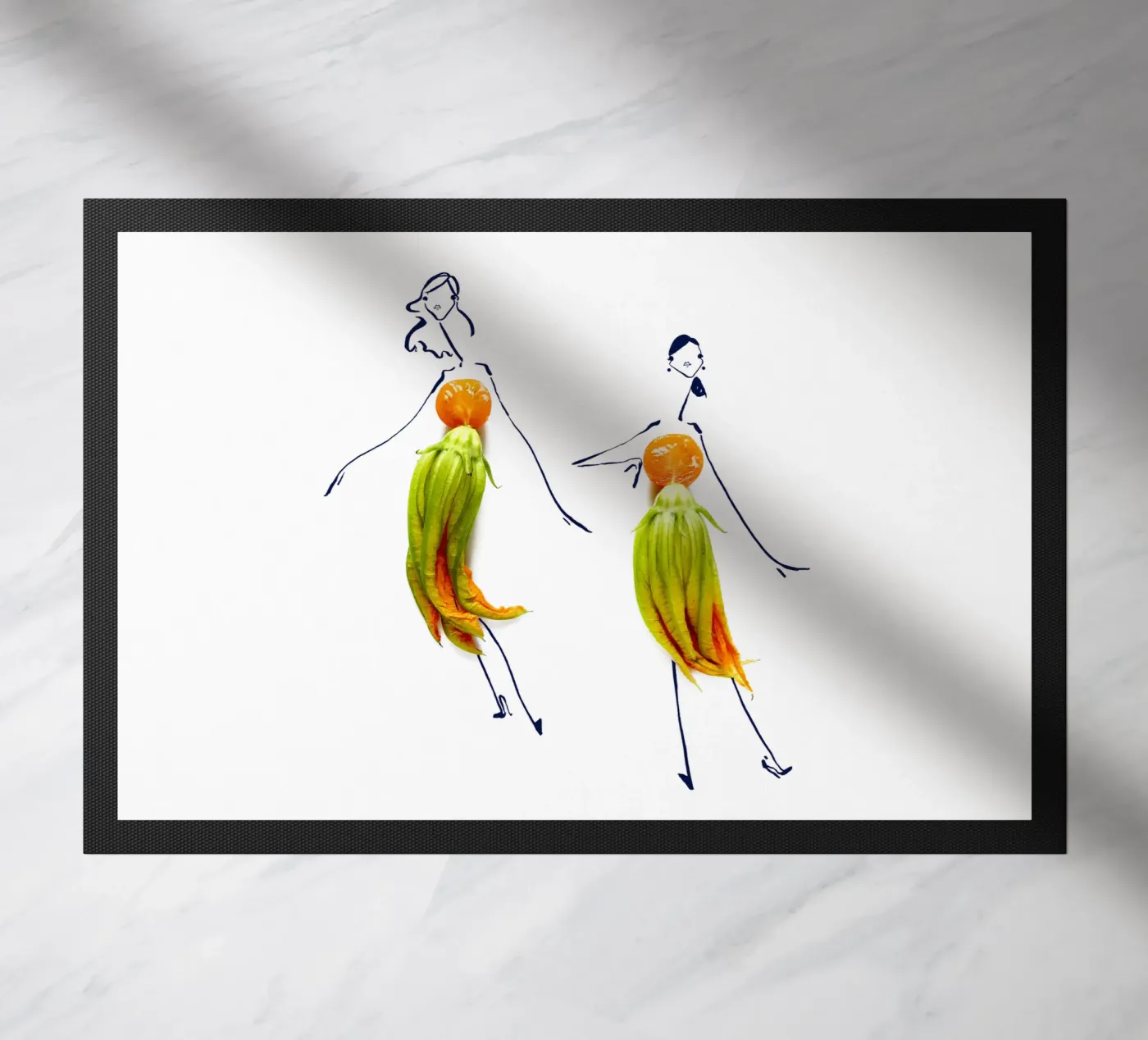 Squash Blossoms zerbino da Gretchen Roehrs