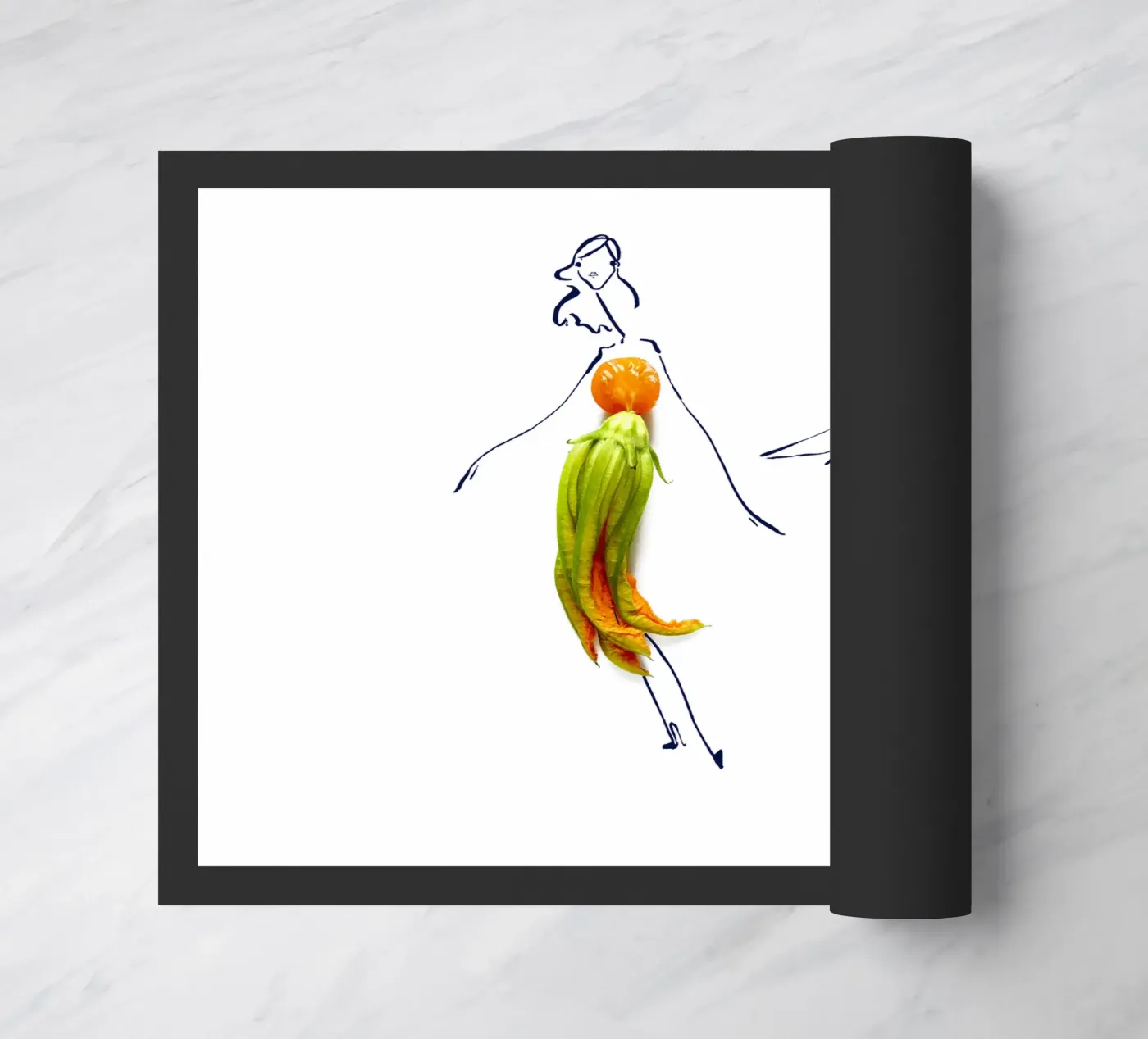 Squash Blossoms zerbino da Gretchen Roehrs