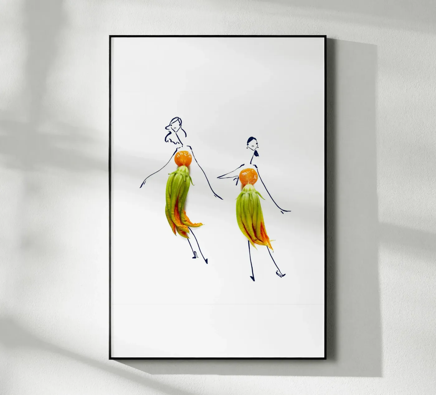 Squash Blossoms Acryl-Glas von Gretchen Roehrs