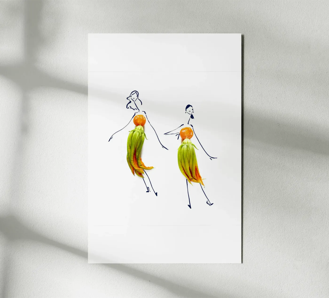 Squash Blossoms pannello forex da Gretchen Roehrs