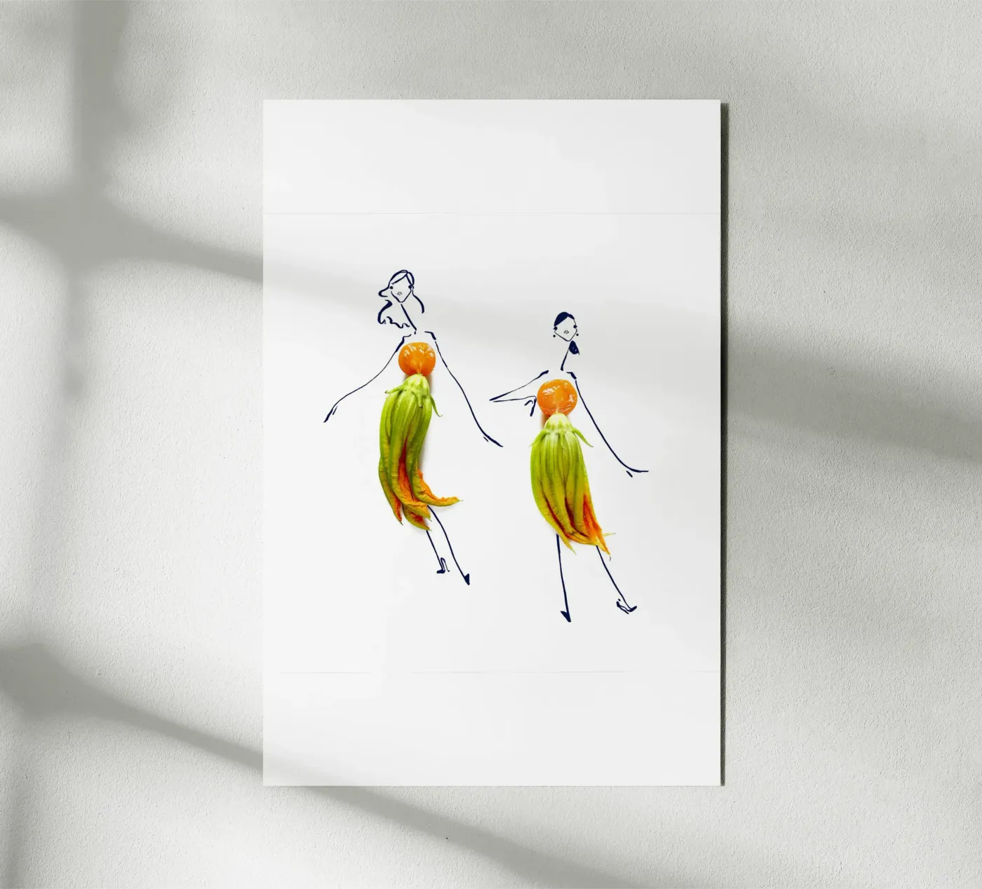 Squash Blossoms forex plate by Gretchen Roehrs