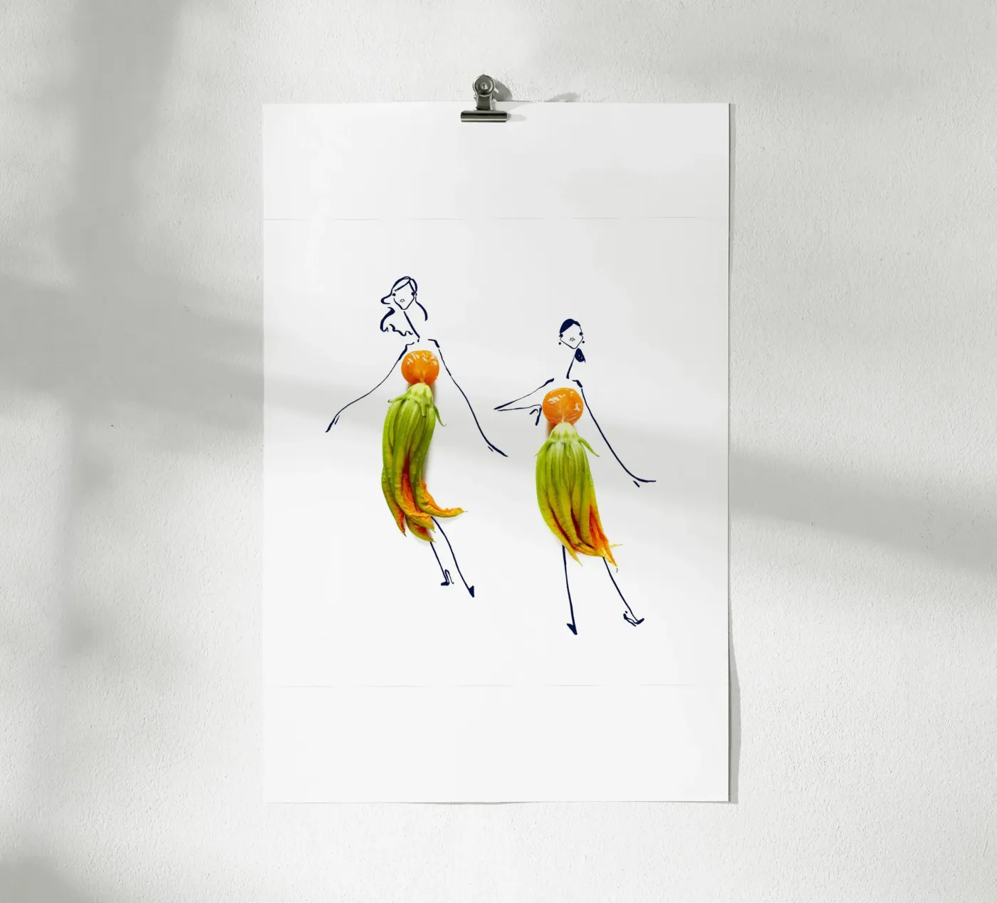 Squash Blossoms poster by Gretchen Roehrs