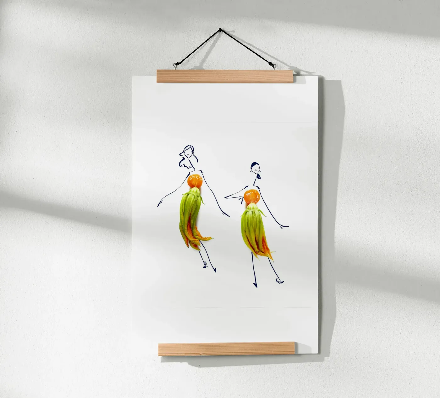 Squash Blossoms poster by Gretchen Roehrs