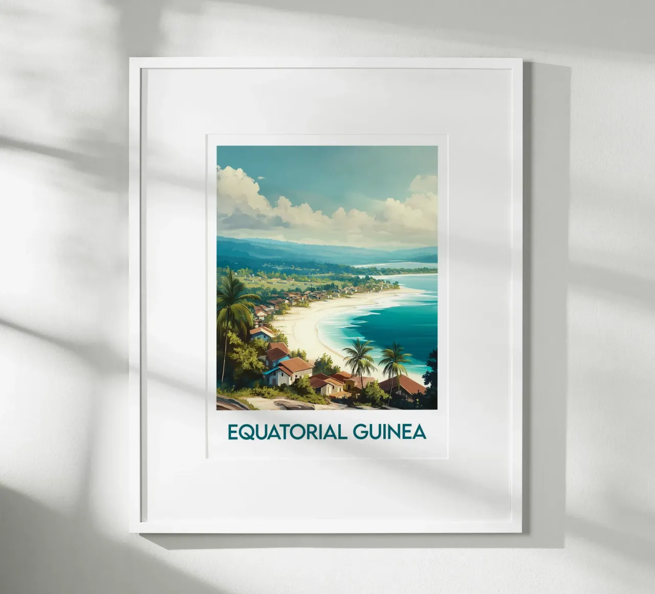 Poster della Guinea Equatoriale poster da Frame the World