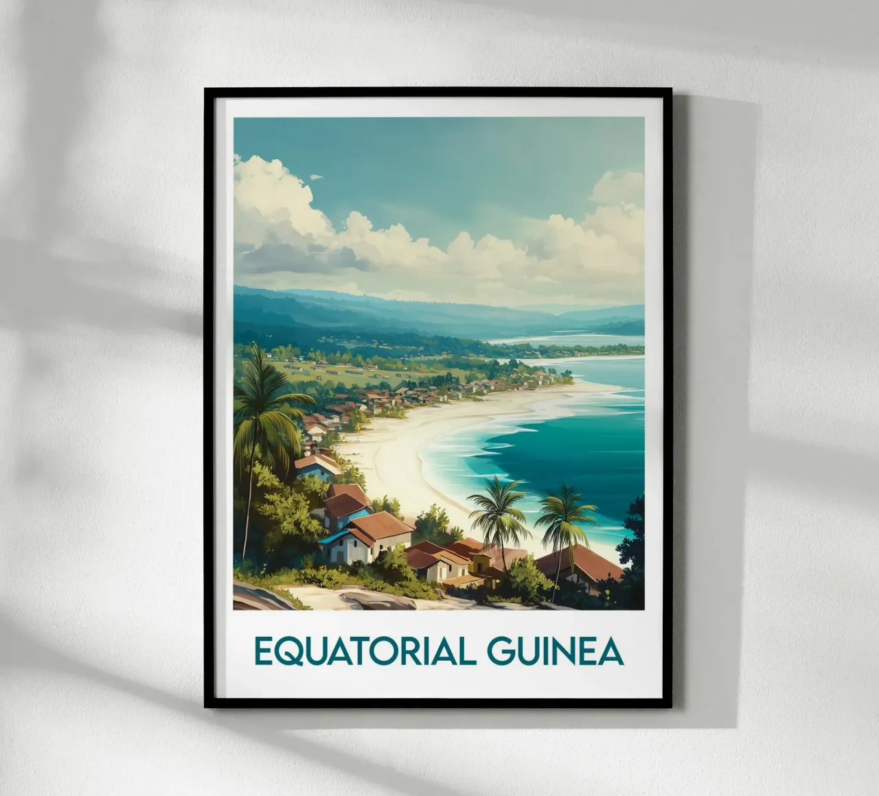 Poster della Guinea Equatoriale poster da Frame the World
