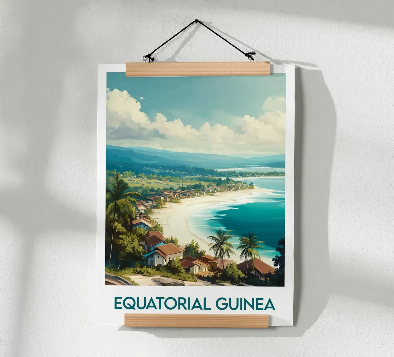 Poster della Guinea Equatoriale poster da Frame the World