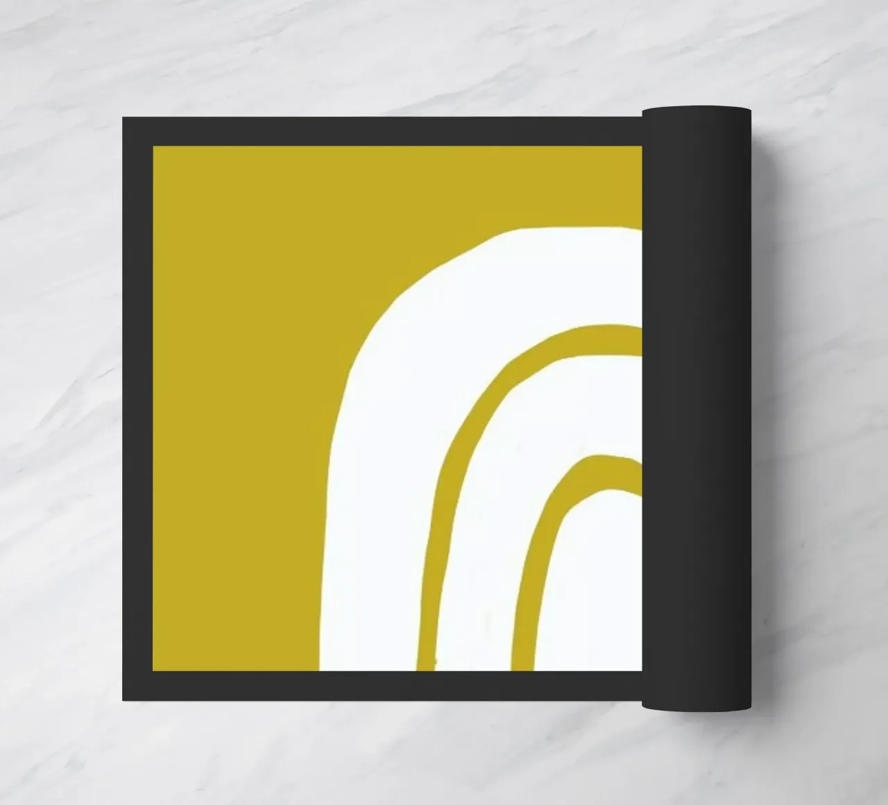 Rainbow doormat by Maren Gross